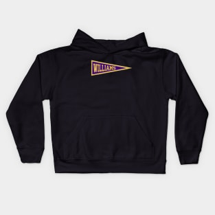 williams college pennant Kids Hoodie